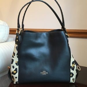 Coach leopard Edie handbag